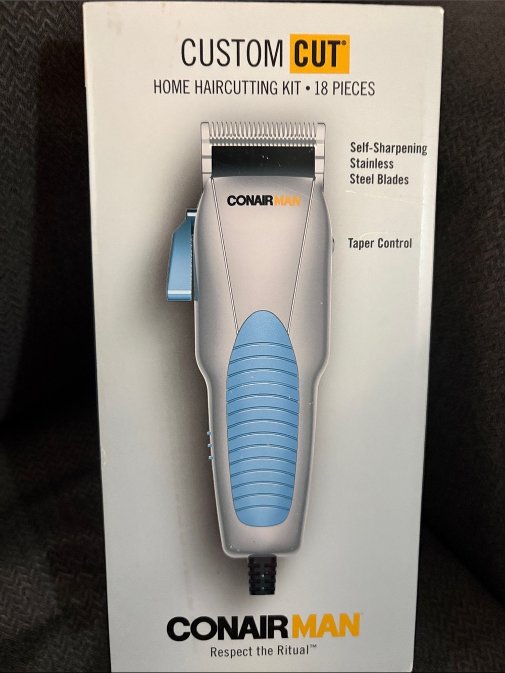 ConairMAN Custom Cut Haircutting Kit - Light Blue